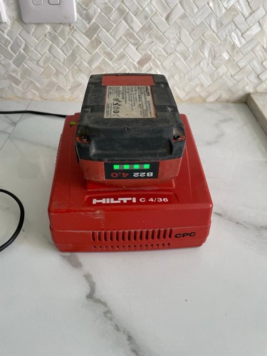 Hilti battery and charger - hilti,